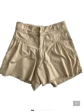 Free People Highwaisted cotton shorts